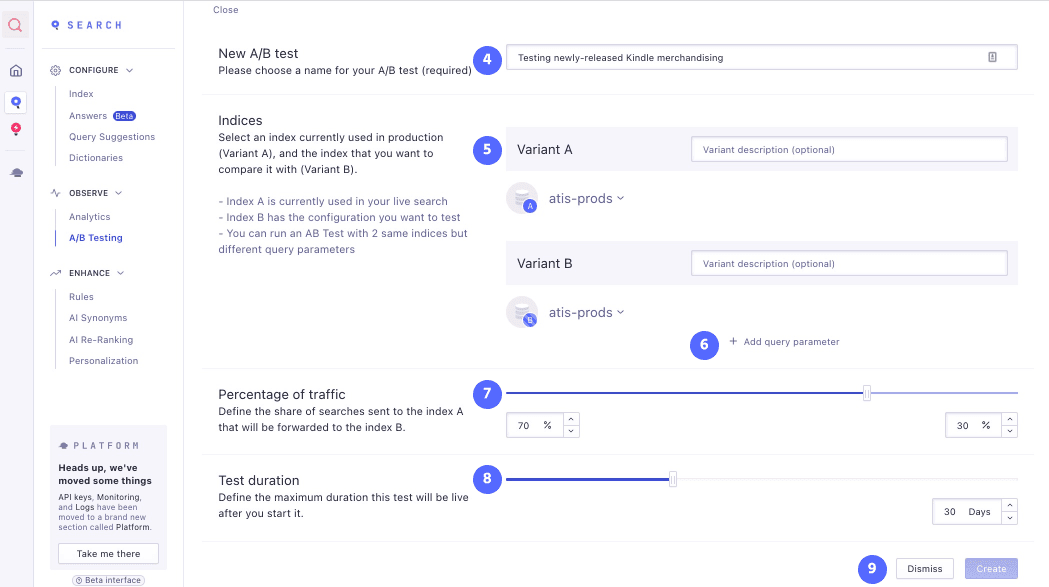 review the change before saving