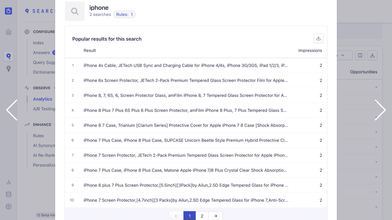 Popular results for Search