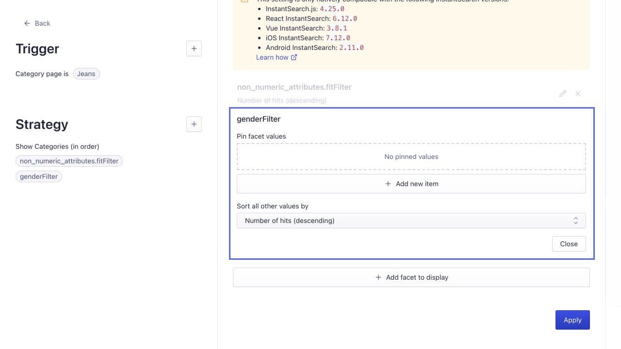 click apply