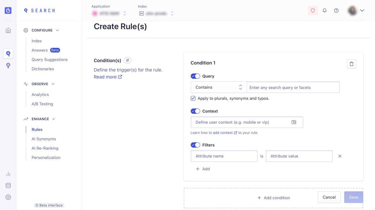 Create new rule