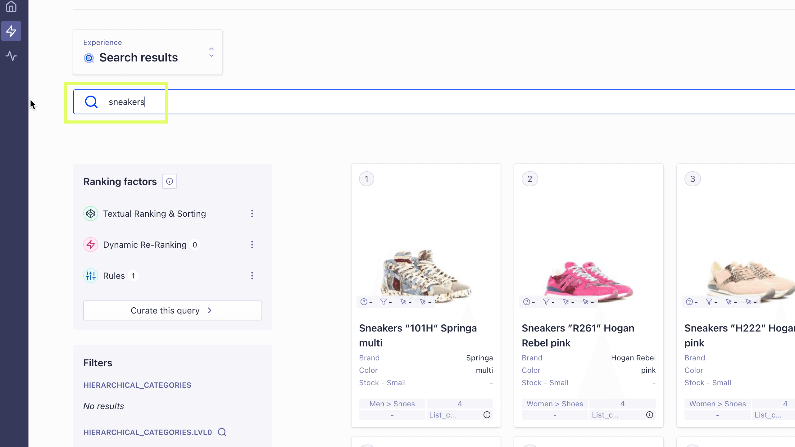 Search query